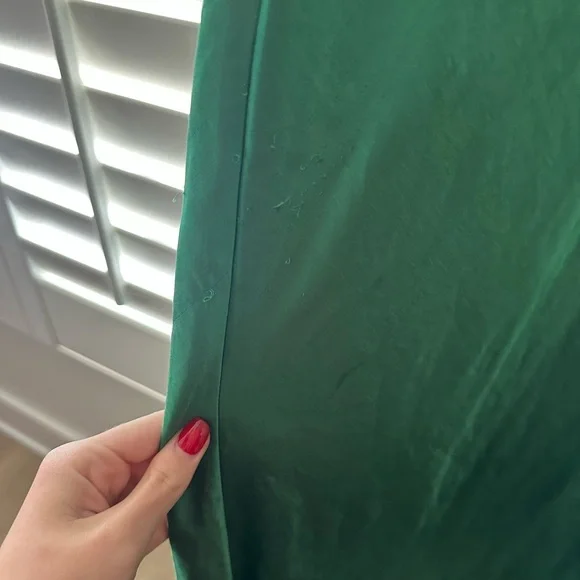 Strapless Emerald Green Maxi Dress - Picture 5 of 5